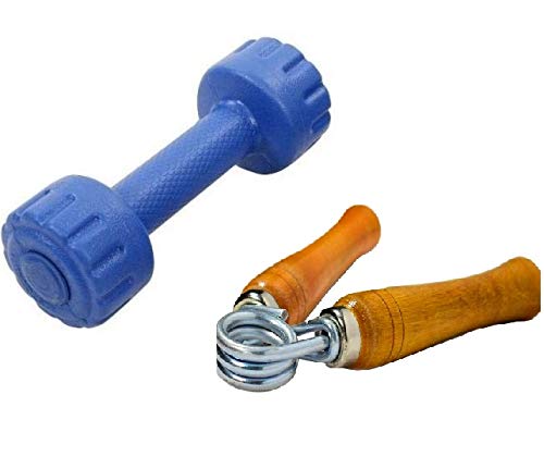 COMPASS SPORTS 1 KG PVC Dumbbell With 1 Piece Wooden Hand Grip (B086RFV4S7) Amazon Price History, Amazon Price Tracker