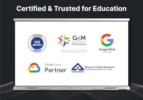 Image of Teachmint X - Digital Board for Teaching 75 Inch (1.9m) | Google EDLA Certified | X2 Plus Interactive Whiteboard Android 14 | 8GB, 128 GB| Octa-Core | for Schools, Colleges & Coaching