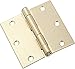 NATIONAL MFG/SPECTRUM BRANDS HHI, 3-1/2-Inch, Satin Brass National/Spectrum Brands HHI N830-230 Door Hinge