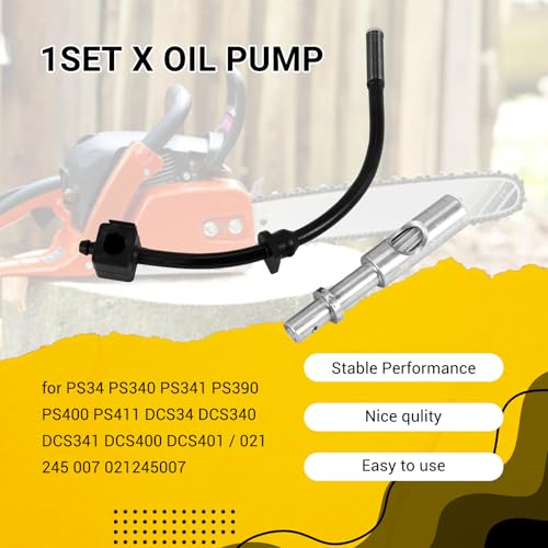 Bomba de Aceite para Dolmar PS341 DCS341 PS401 DCS400 compatible 021245007 7