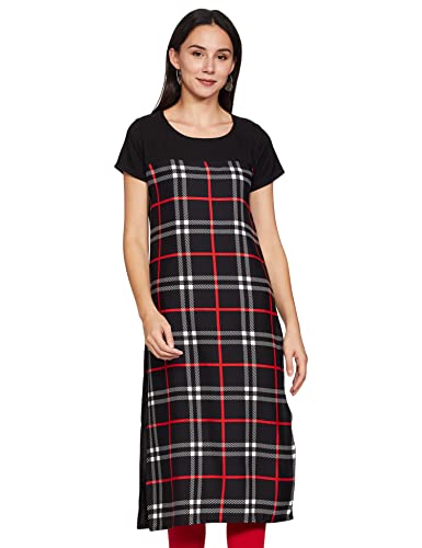 Image of Women's Crepe Straight Kurta
