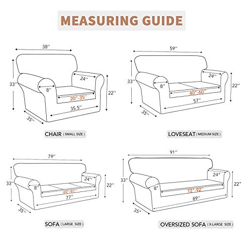 Image of Easy-Going 100% Waterproof Couch Cover, 3 Cushion Oversized Sofa Cover