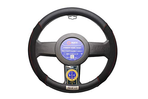 Amazon | SPARCO-CORSA ステアリングカバー スエード SPC1112BKJS