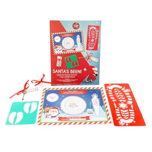 Santa's Been Christmas Decorations Kit