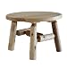 Lakeland Mills Cedar Log Round Coffee Table, Natural