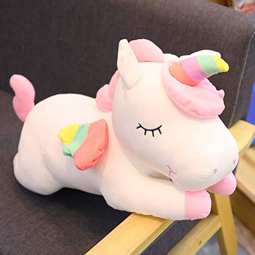 Image of SCOOBA Super Soft Sleeping Unicorn Soft Toy (25cm Small Sleeping Unicorn White)