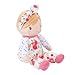 Douglas Vera Floral Soft Baby Doll – Soft & Cuddly First Doll for Babies, Infants & Toddlers - 10-inch Sitting and 13-inch Overall Size