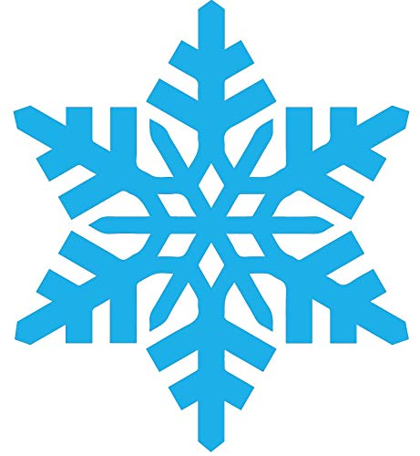 Infusion Round Teacher Snowflake Stamp, Sky Blue Ink - Holiday