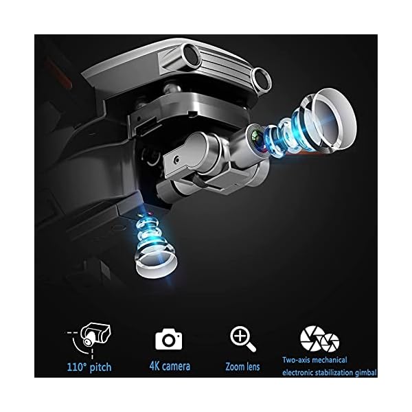 L109 PRO Faltbare GPS-Drohne mit 4K UHD-Kamera für Erwachsene, Quadcopter mit bürstenlosem Motor, Auto Return Home… – Bild 5