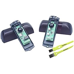 Italdos Fotocélulas Universales Ajustables a 180 ° para Automatización de Puertas Garaje Impermeable Infrarrojo Modulado de Pared Protección Electromagnética y Filtro Solar AC/DC 12-24V