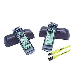 Italdos Coppia Fotocellule Universali Orientabili 180° per Automazione Cancello Garage Impermeabile Infrarossi Modulato da Parete Protezione Elettromagnetici e Filtro Sole AC/DC 12-24V