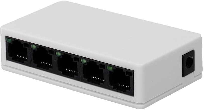 Apera NR3 5 Port Led Işıklı Switch 100Mbps Ethernet İnternet Dağıtıcı Ağ Hub Ev Ofis İçin