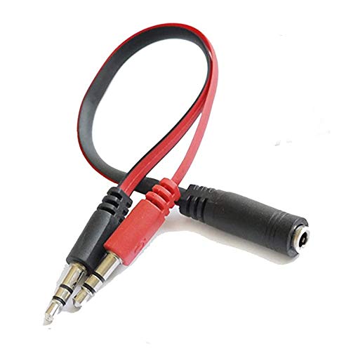Cable adaptador audio Y jack 3.5mm 2Pack miniatura 2