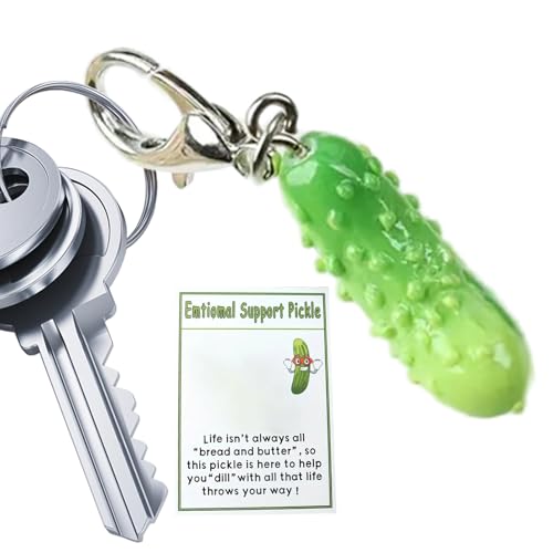 Pocket Hug Pickle Regali Mini Peluche Figure Emotional Pickled Cucumber Gift with Positivity Card Für Ornamento Regalo