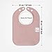 100% Cotton Muslin Baby Bibs 10-Pack Baby Drool Bibs for Unisex Baby Toddlers Infant Newborns Drooling and Teething(Rosebud)