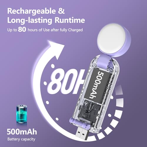 Luz de lectura ámbar contra la fatiga visual VAVOFO recargable USB de 6 LED 7