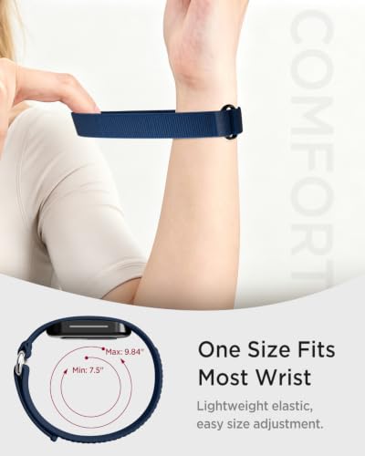 Image of Miimall Compatible with Fitbit Versa /Versa 2 /Versa Lite /SE Resin Band Stylish Lightweight Stainless Steel Clasp Bracelet Replacement Bands Strap Bracelet for Fitbit Versa /Versa 2 /Versa Lite /SE