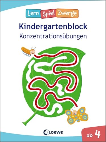 Die neuen LernSpielZwerge - Konzentrationsübungen: Kindergartenblock ab 4...