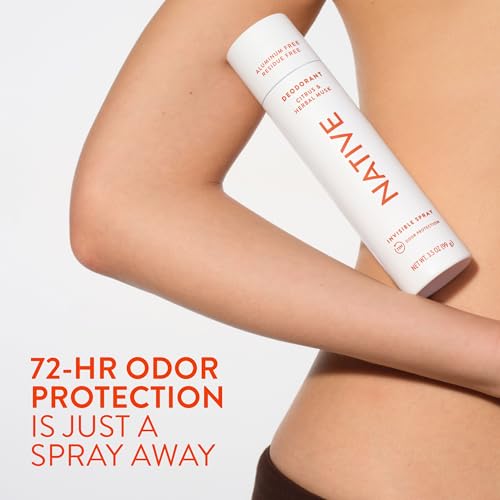 Image of Native Deodorant & Body Spray, Citrus & Herbal Musk, 72-Hour Odor Protection for Underarms & Body, Aluminum Free, Quick Drying, 3.5 oz