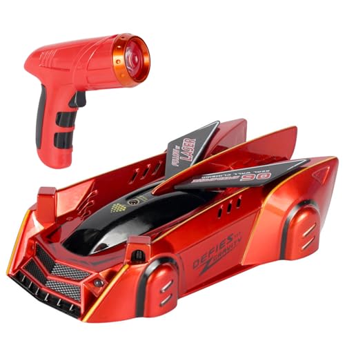 Noaya Laser Remote Control Cars Toys - Rc Car Wall Climbing Race Car Laser Control Sport Cars Christmas Thanksgiving Birthday Stunt Gifts for Adults/14+Teens Boys(Red)
