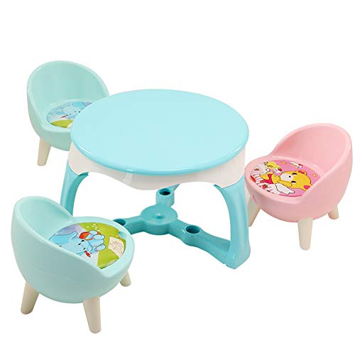 LIANGJUN Tisch Stuhl for Kinder Kindertisch Hocker Tischset for Kinder 1-5...