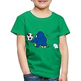 Spreadshirt Die Sendung Mit Der Maus Elefant Spielt Fußball Kinder Premium T-Shirt, 98-104, Kelly Green
