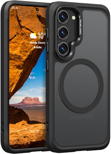 Image of Rayboen for Magnetic Matte Samsung S23+ Plus Case, Black