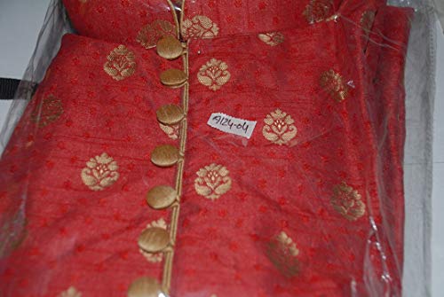 Image of Larwa Men's Cotton Silk Kurta And Salwar Dhoti Set