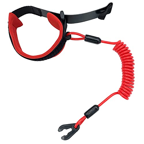 Boat Engine Emergency Stop Switch Safety Lanyard Cord Replacement for Yamaha Jet Ski WaveRunner WaveVenture WaveRaider WaveJammer WaveBlaster FX140 - Replace EW2-68348-00-00, 50 Inch/130 cm Long - Thumbnail 5