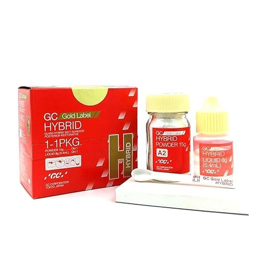 GC Gold Label Glass Hybrid Self Adhesive Posterior Restorative Glass Ionomer dental products-image-39