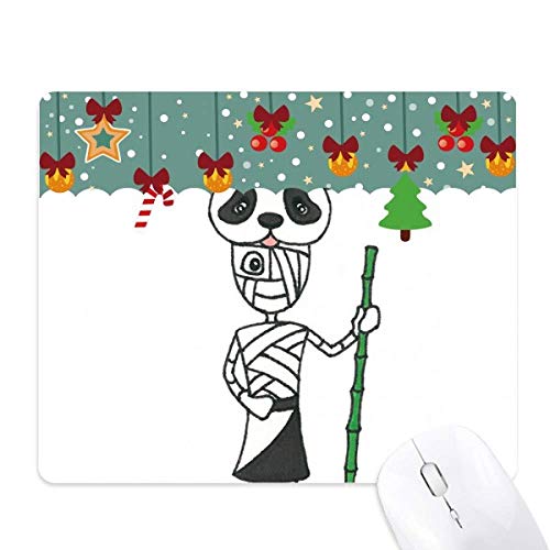 Tapis de souris Noël motif panda en caoutchouc, une idée cadeau originale