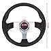 10L0L Golf Cart Steering Wheel, Universal Design Fit for Yamaha, EZGO RXV & TXT, Club Car DS, Club Car Precedent Tempo, Most Golf Cart(Red)