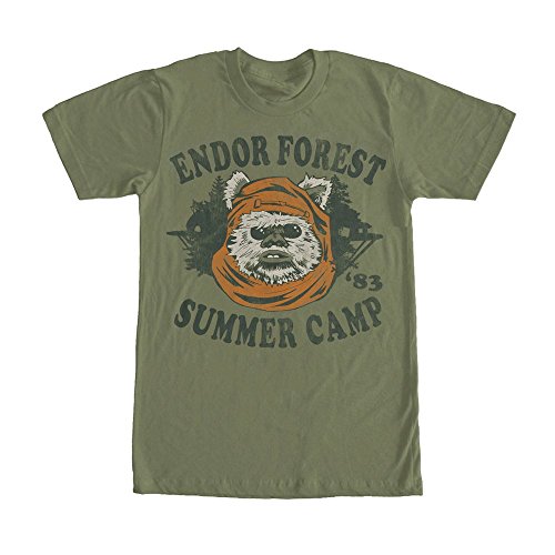 Star Wars Ewok Summer Camp Mens Graphic T Shirt