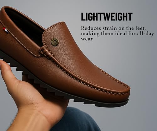 Image of Kraasa Men Stylish Causal Loafers | Premium Outdoor| Lighweight Slip-On's | Soft Cushioned Insole | Super Flexible, Comfortable for Men