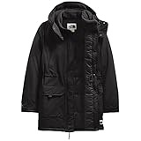Isolierte Jacke aus 57 % Baumwolle und 43 % recyceltem Nylon. WindWall Windabweisende Technologie mit nicht PFC-DWR dauerhaft wasserabweisender Behandlung. 200 g. Heatseeker Eco-Isolierung. Entspannte Passform. 3-teilige, abnehmbare und verstellbare Kapuze mit interner Kordel. Mit Sherpa-Fleece-Futter. Eingriffstaschen mit Klettverschluss. Verstellbare Taille mit interner Kordel. Verstellbare Bündchen mit Klettverschluss