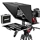 Desview TP150 Teleprompter, 15 Zoll Teleprompters aus Aluminiumlegierung mit Fernbedienung und App Kompatibel mit Smartphone iPad iOS/Android-Tablet DSLR-Kamera für Videoaufnahme und Live-Streaming