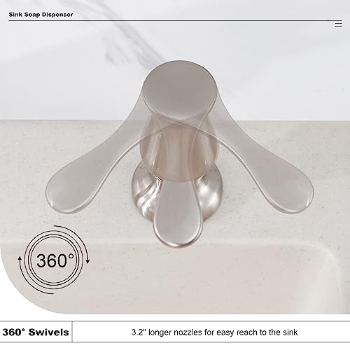 Gagalife G086-BN-DG Kitchen Sink Soap Dispenser Brushed Nickel thumb #3