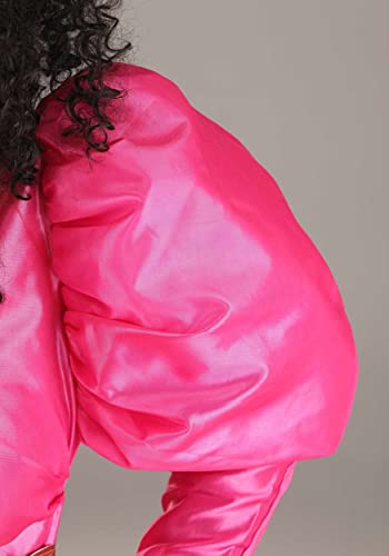 Disfraz femenino 80s estrella pop rosa tallas grandes miniatura 6