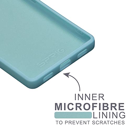 Image of SPRIG Compatible with Google Pixel 6a Premium FlexTone (TPU) Back Cover Drop Tested Shock Proof Mobile Case for Men, Women, Boys and Girls with Camera Protection (Light Green)