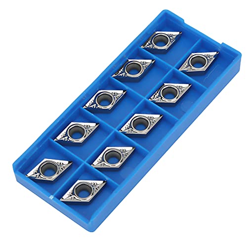 Insertos CNC Cortador de Cuchillas Herramienta de Torneado DCGT11T304-AK H01 DCGT32.51-AK H01 Alta Dureza Resistencia Al Impacto Cobre de Aluminio 10 Uds
