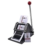 Troqueladora manual de esquinas redondas para tarjetas de PVC, máquina cortadora de filetes de documentos de alta resistencia, cuerpo de hierro fundido, estable y duradera, para tarjetas sin laminado
