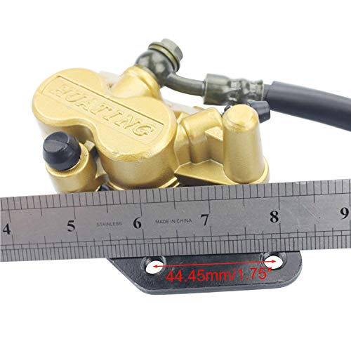 GOOFIT Moto éTrier De MaîTre Cylindre De L'Ensemble De Frein ArrièRe Avec Plaquettes De Frein Remplacement Pour 50cc 70cc 90cc 110cc 125cc ATV Moto cross - Image 4