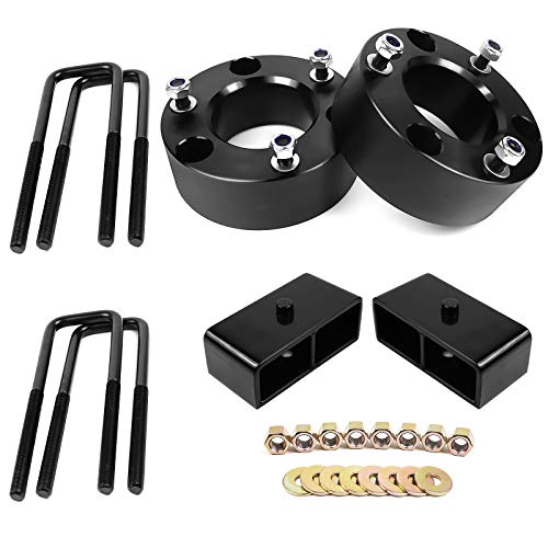 AUTOPTIM 3" Front and 2" Rear Leveling Lift Kit, Replacement for 2007-2020 Chevrolet Chevy Silverado GMC Sierra 1500