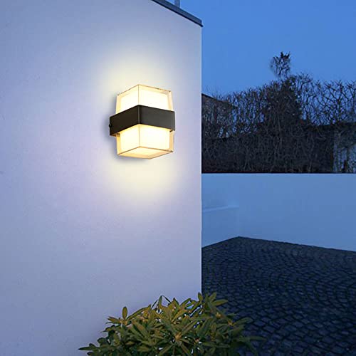 Lámpara de pared exterior impermeable con chip LED y base de aluminio 6