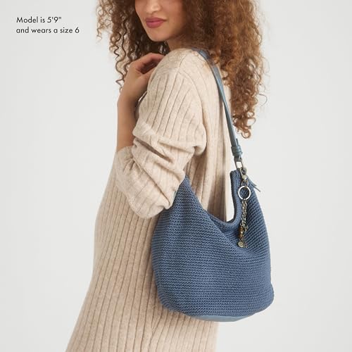 Image of The Sak Sequoia Hobo Bag - Hand Crochet Large Women's Purse for Everyday & Travel - Durable Handbag & Tote With Zipper Pocket