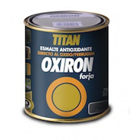 Oxiron - Esmalte metal forja 0,75 l, marrón Cover