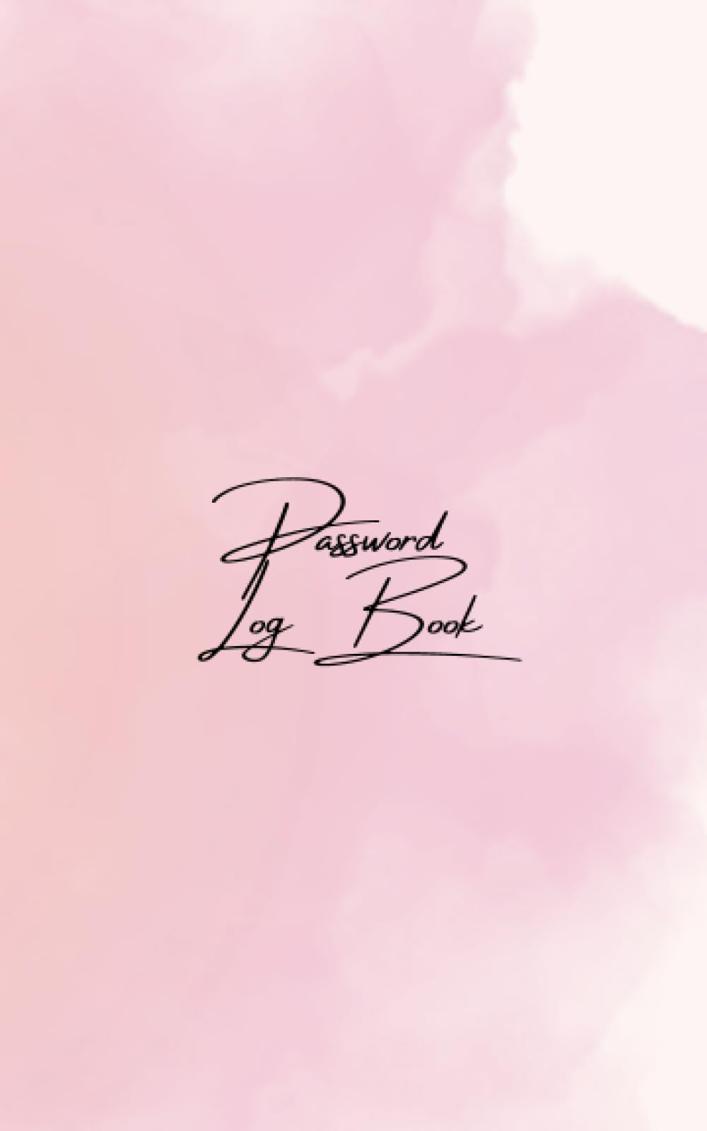 Pink Alphabetical Password Log Book - 5" x 8"