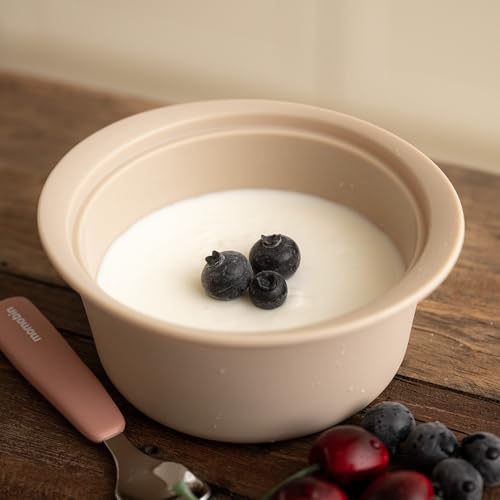 Comparison: Best Microwave To Get 11 AGUARD Microwave Silicone Steamer for Baby Food, Made In Korea, Oven & Dishwasher Safe to 482°F, Easy Clean, Microwave Pot with Handle & Lid, 100% Food Grade Steamer Bowl (Creme Brulee, 19oz (550ml))