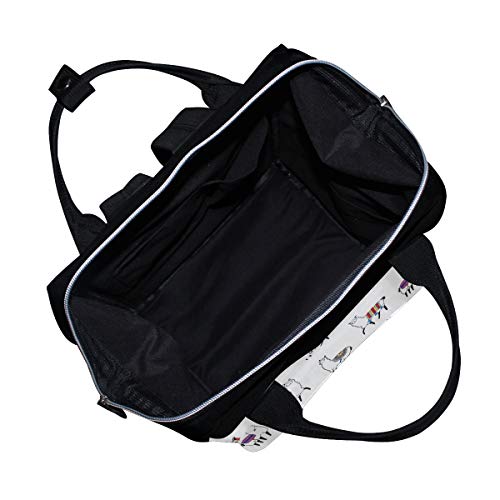 Linda mochila de viagem Lama mochila de fraldas escolar casual mochila para mulheres adolescentes