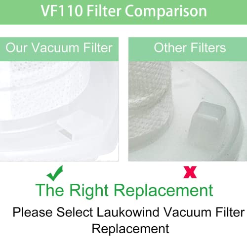 Image of VF110 Filter, 6 Pack Replacement Vacuum Filters for Black & Decker VF110 Cordless Vacuum CHV1210, CHV1410, CHV1410B, CHV1410L, CHV1410L32, CHV1510, CHV9610, BDH2000L, 90558113-01 | For Black and Decker Handheld Vacuum CHV1210, CHV1410 CHV1410B CHV1410L CHV1410L32 CHV1510 CHV9610 BDH2000L, 90558113-01